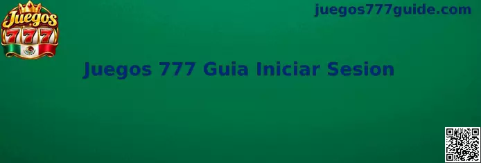 Guía visual para iniciar sesión de forma segura en Juegos 777