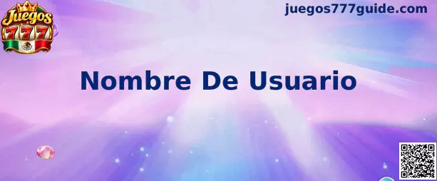 Gestión de Nombre De Usuario en Juegos 777