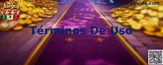Ilustración informativa sobre los Términos De Uso de Juegos 777 y las condiciones para los usuarios